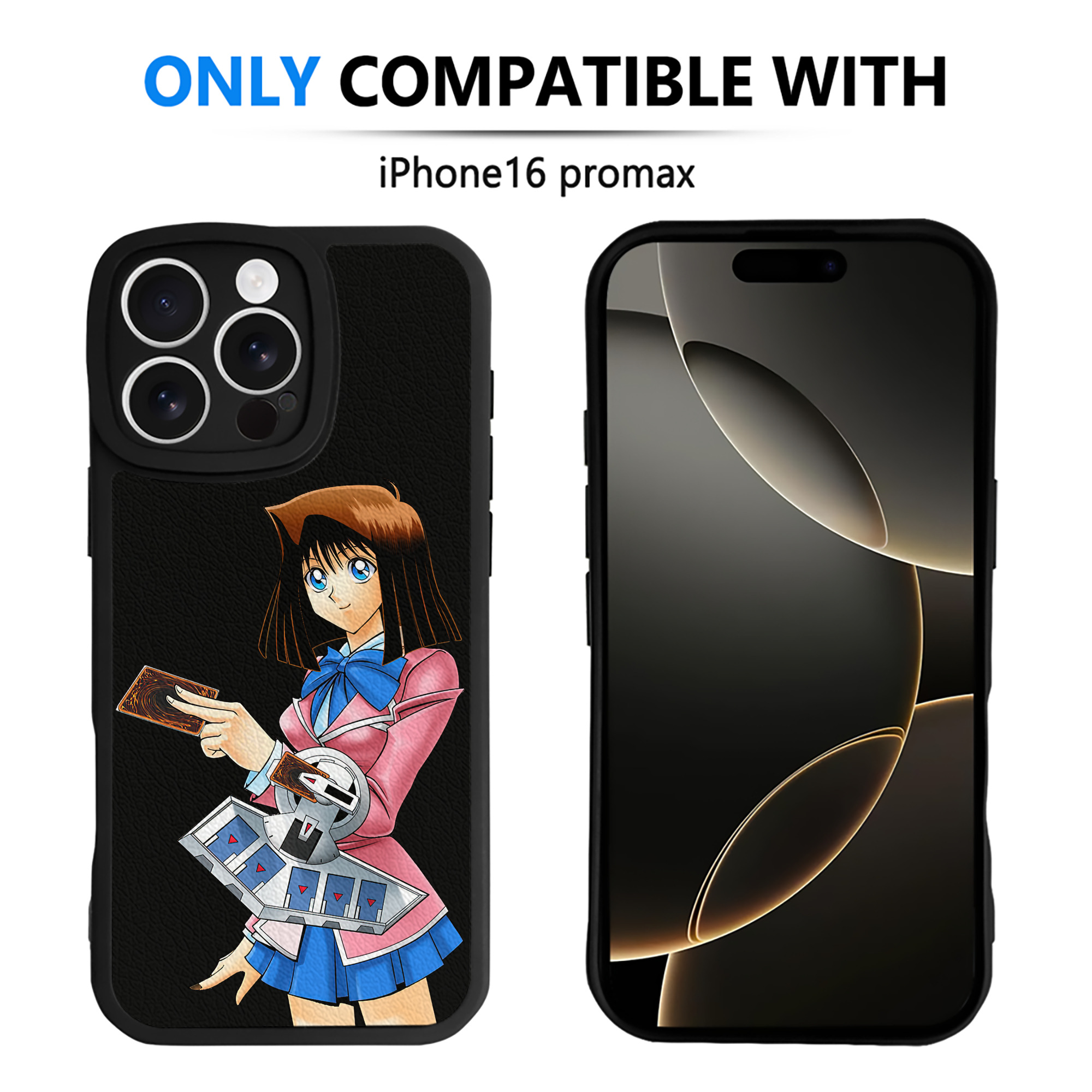 遊☆戯☆王 Yu-Gi-Oh! 【iPhone 16シリーズ対応】シリコンスマホケース（レザー調） 材質：シリコン